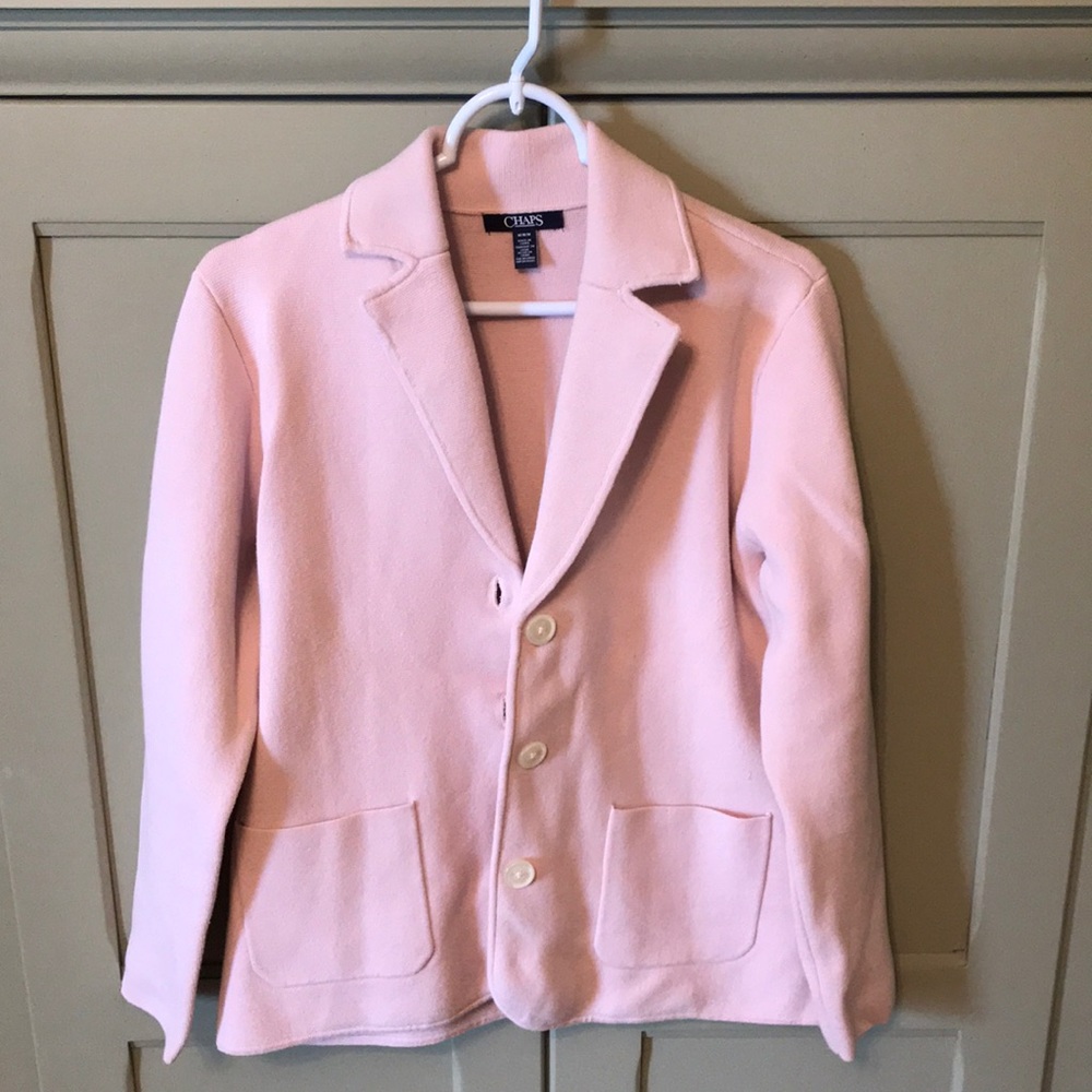 Chaps Knit Jacket/Blazer